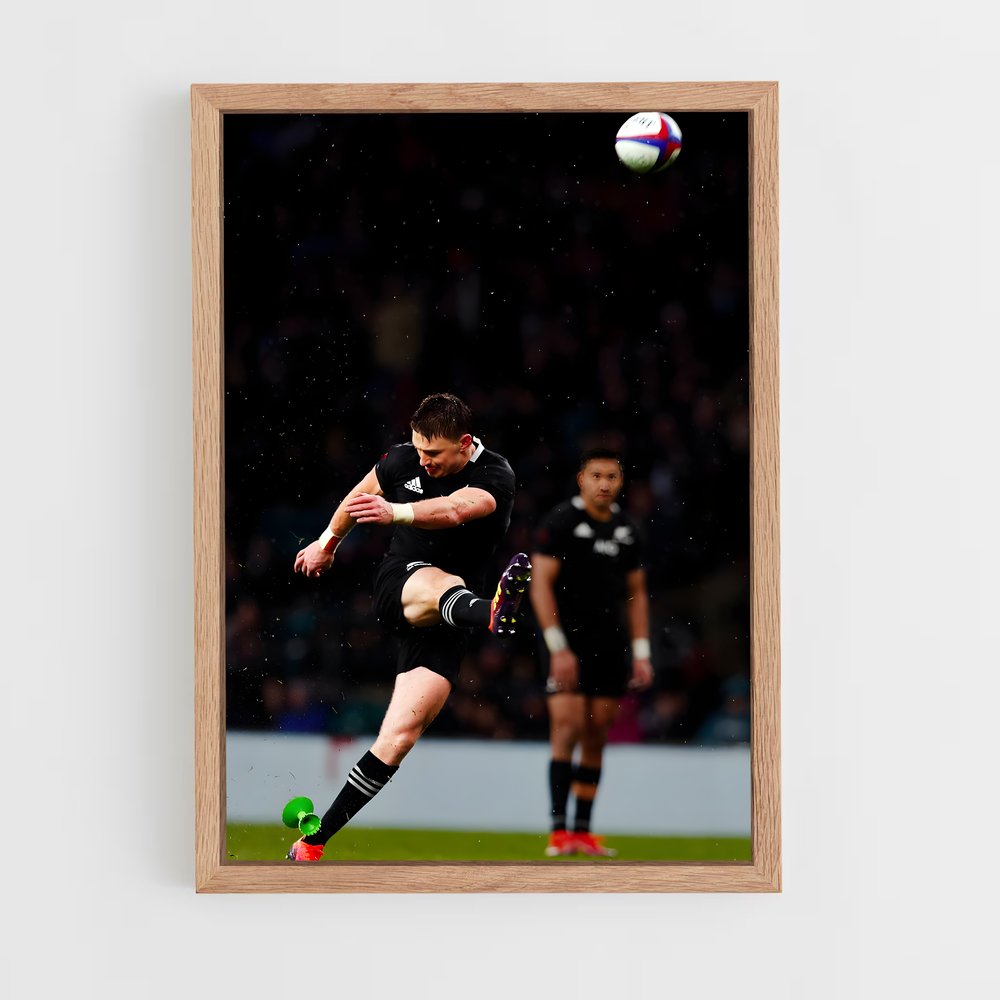Poster L'Élan de Beauden – affiche Rugby (vue 4)